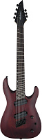 JACKSON DKAF7 STAINED MAH электрогитара 7 струнная, мультимензурная, цвет багровый