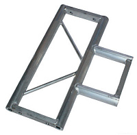 Truss-Master P30-H-90-3 Стыковочный узел для трех модулей плоской конфигурации, вид горизонтальный, углы стыковки 90°, диаметр и толщина стенки трубок: основа Ø50x2.0 мм, распорки Ø16x2.0 мм
