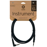 PLANET WAVES PW-CGTRA-10 кабель распаянный инструментальный, джек-угл. джек 3,05 метра