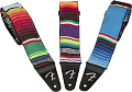 FENDER 2 SERAPE STRAP GRN MULTI ремень гитарный