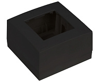 Audac WB45S/B Рамка с настенной коробкой для поверхностного монтажа одного модуля 45x45 мм