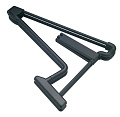 K&M 17581-014-55 складная стойка для электрогитары, сталь/пластик, чёрная