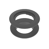 Kondator 935-PMA68 Адаптер для установки встраиваемой розетки Powerdot 935-PM60x в более крупное отверстие (80 мм), цвет черный
