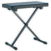 K&M 14065-000-55 банкетка для клавишника, черный кожзаменитель, 4.5 кг, 395-585 мм