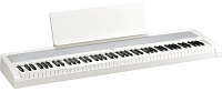 KORG B2-WH цифровое пианино, взвешенная клавиатура, 12 тембров , педаль, адаптер питания в комплекте, цвет белый, полифония 120 голосов