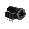 Neutrik NYS212 панельный разъем Jack 6.3мм TRS (стерео) гнездо, пластиковый корпус комутация с помощью пайки
