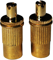 PAXPHIL MB005 GD HINGE POST & NUT 2 PCS/SET  втулка для крепления струнодержателя, цвет золотой