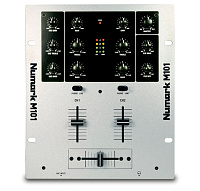 NUMARK M101 2-канальный компактный DJ микшер, входы: 2 phono, 2 линейных, 1 микрофонный