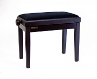 Becker PB-3MR/BV Lux банкетка палисандр матовая, сиденье черный вельвет, подъемный механизм регулировки высоты