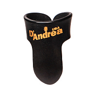 D'Andrea R374 MD BLK  Медиатор-коготь, упаковка 12 шт., материал пластик, размер средний, серия Fingerpicks & Thumbpicks