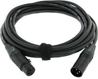Cordial CPM 7,5 FM микрофонный кабель XLR female/XLR male, разъемы Neutrik, 7,5 м, черный