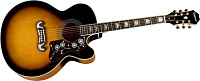 EPIPHONE EJ-200SCE Vintage Sunburst (w/ Fishman PreSys) гитара электроакустическая, цвет санбёрст