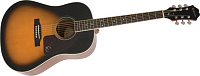 EPIPHONE AJ-220S Solid Top Acoustic Vintage Sunburst акустическая гитара, цвет санберст