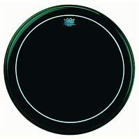 REMO EBONY 12'' PINSTRIPE черный двойной пластик