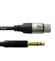 Cordial CFM 9 FV инструментальный кабель XLR мама - джек стерео 6.3 мм, длина 9 метров