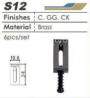 Gotoh S12-C  набор седел для Strat/Tele, modern style, цвет хром
