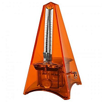 WITTNER 846231TL Tower Line Orange Transparent метроном механический, пластиковый корпус, без звонка
