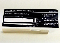 Hosco HSB-SG1  Нижний порожек для акустической гитары Gibson style (71 x 11 x 7 мм), кость