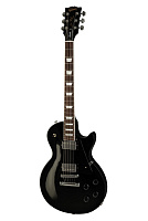 GIBSON Les Paul Studio Ebony электрогитара, цвет черный, в комплекте кожаный чехол