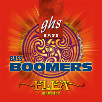 GHS M3045F BASS BOOMERS набор струн для бас-гитары, никелированная сталь, 45-105
