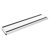 Kondator 935-TC60W Крышка для лючка. Уплотнительные щетки кабельного ввода задерживает пыль и мелкие посторонние предметы. Монтажное отверстие 600x140 мм. Размеры (ШxГxВ) 610х148х44,2 мм. Цвет белый