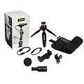 SHURE MV88+DIG-VIDKIT  комплект для звукозаписи из цифрового стереомикрофона, трипода Manfrotto, держателя для микрофона