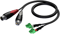 Procab CLA835/1.5 аудиокабель 2 XLR мама - 2 клеммные колодки, длина 1.5 метра