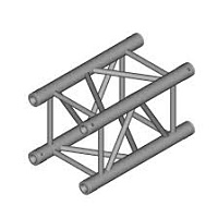 Dura Truss DT 34-100 straight Ферма алюминиевая, сечение 300х300мм, длина 100см. Труба 50х2. Макс. распределенная нагрузка 1000 кг\м.