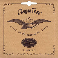 AQUILA NEW NYLGUT 8U струны для укулеле концерт (Low G-C-E-A). 4 струна в оплетке