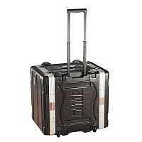 GATOR GRR-8L  рэковый кейс на 8U, стальные рельсы, глубина 19", на колесах, пластик, вес 9,06кг