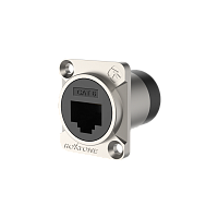 ROXTONE RAE8FD-C6-S Панельный разъем RJ45 (CAT6), версия с заземлением