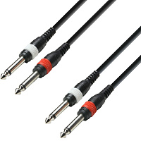 Adam Hall K3 TPP 0300 аудиокабель 2 x 6.3 Jack mono - 2 x 6.3 Jack mono, длина 3 м