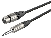 ROXTONE DMXJ210/3 Кабель микрофонный XLR мама - 6.3 мм джек моно, длина 3 метра