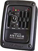 LR Baggs Stagepro Anthem звукосниматель для акустической гитары, блок управления монтируется в обечайку