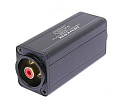 Neutrik NA2M-D2B-TX переходник с трансформаторной развязкой, RCA мама с красным изолятором - XLR папа