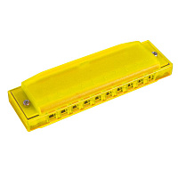 HOHNER Translucent Yellow (M1110Y)  губная гармоника детская, цвет прозрачный желтый