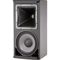 JBL AM7212/66 2-полосная биамп/пассив инсталляционная АС, трапеция 15°. НЧ 12" (2262H) + ВЧ 1,5" ( 2432H ). RMS AES: НЧ 1000Вт, ВЧ 100Вт. 8Ом, 36-20000Гц, SPL max: 129дБ. Вращаемый ВЧ волновод 60°х60°, 15 точек подвеса M10