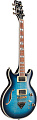 IBANEZ AR520HFM-LBB электрогитара, AR, корпус клен/окумея, цвет синий