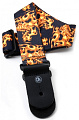 PLANET WAVES 50LT01 гитарный ремень, серия Lethal Threat™, рисунок Flaming Skulls