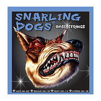 D'Andrea SDN455  Струны для пятиструнной бас-гитары, серия Snarling Dogs, калибр: 45 - 65 - 80 - 100 - 130, обмотка никель, натяжение среднее
