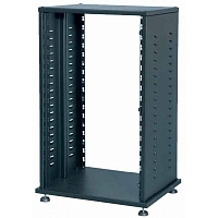 Proel STUDIORK XL24 Рэковый шкаф: 19", 24U: высота: 1180мм, глубина: 560мм, на колесах/ножках, макс. нагрузка 80кг, цвет: серый.