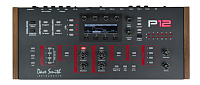 Dave Smith Prophet 12 Module Полифонический, 12-голосный, гибридный цифро-аналоговый синтезатор, для каждого голоса: 5 цифровых осцилляторов, Curtis low-pass фильтр, hi-pass фильтр, 4 генератора огибающей, 4 LFO, арпеджиатор, 16-слотовая матрица модуляции