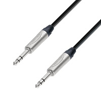 Adam Hall K5 BVV 0150 кабель Jack stereo - Jack stereo, разъёмы Neutrik, 1,5 м