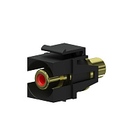 Procab VCK107P/B Вставка-переходник Keystone RCA мама – RCA  мама, цвет черный