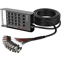 ROXTONE STBN1604L35 WPC Кабель многожильный со сценической коробкой, 16 входов, 4 выхода, 35 м