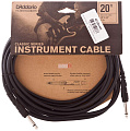 PLANET WAVES PW-CGT-20 кабель инструментальный, джек моно 6.3 мм - джек моно 6.3 мм, длина 6.1 метра