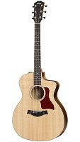 TAYLOR 214ce-K DLX 200 Series Deluxe  гитара электроакустическая, форма корпуса Grand Auditorium, кейс