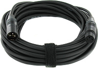 Cordial CPM 15 FM-FLEX микрофонный кабель XLR female/XLR male, разъемы Neutrik, 15,0 м, черный