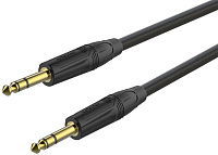 ROXTONE GMJJ200/1 Инструментальный кабель, диаметр 6.5 мм, 6.3 мм stereo Jack 6.3 мм stereo Jack, длина 1 метр
