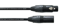 Cordial CPM 1 FM микрофонный кабель XLR female/XLR male, разъемы Neutrik, 1,0 м, черный